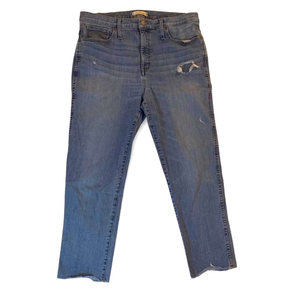 EUC Madewell Patched Skinny Jeans